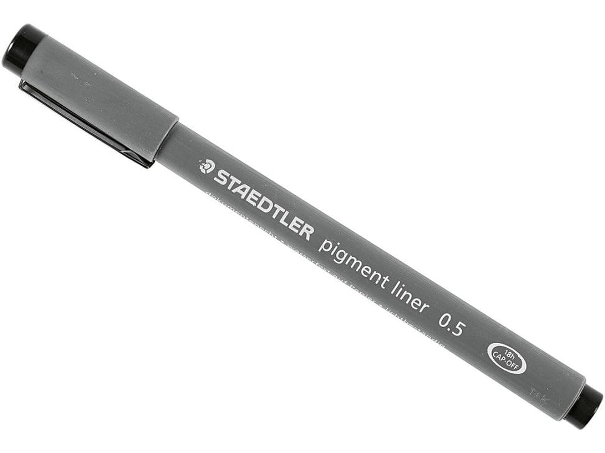 Penne finliner pigment liner 0,5 confezione da 10 pezzi