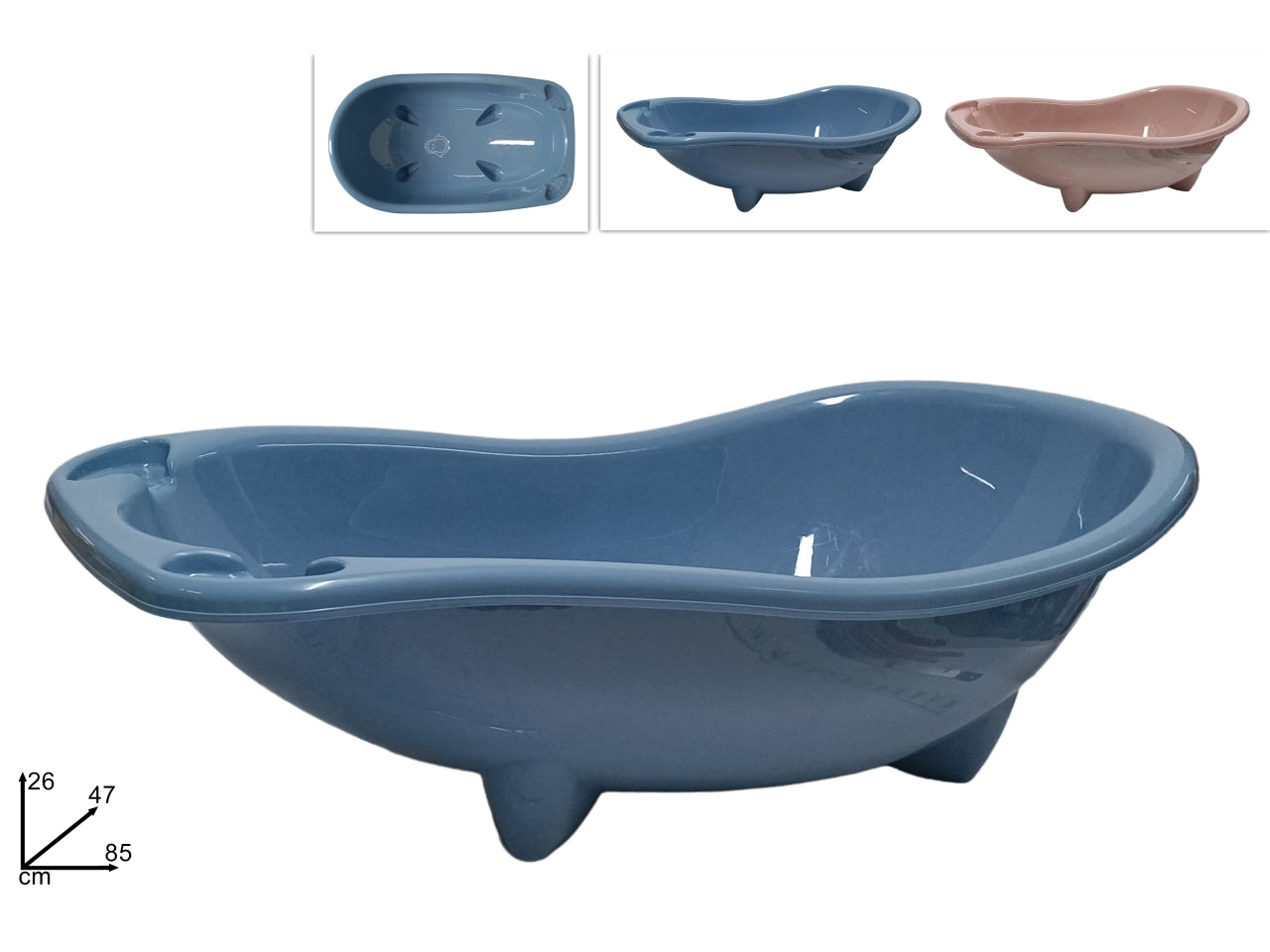 Vasca per bagnetto disponibile in colori assortiti