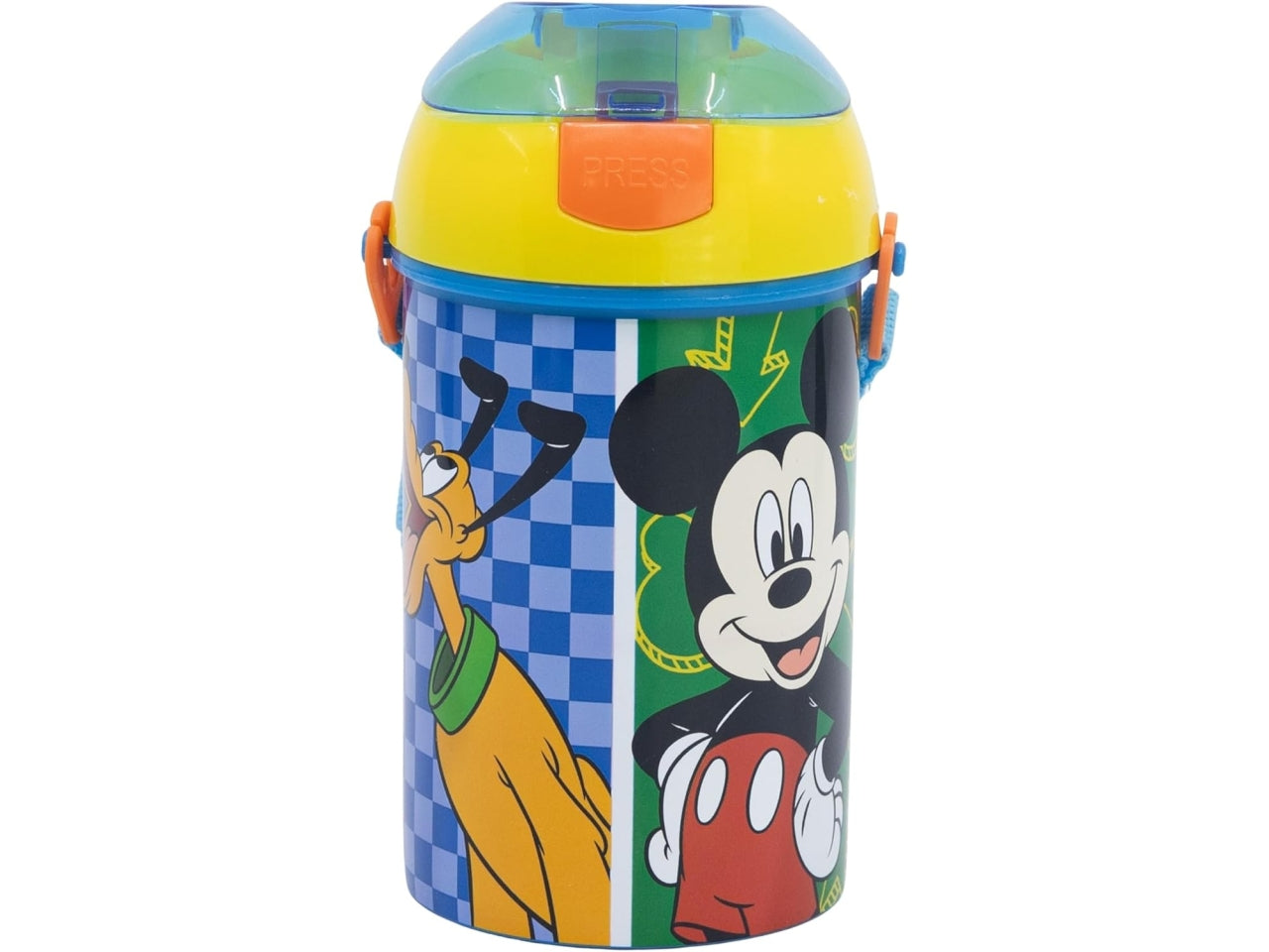 Mickey borraccia pop up 450ml con tracolla