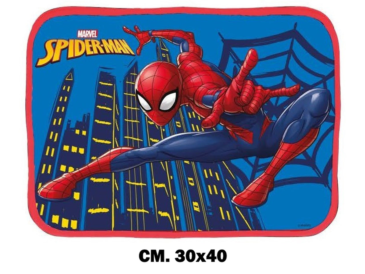 Spiderman tovaglietta ripiegabile impermeabile 30x40cm