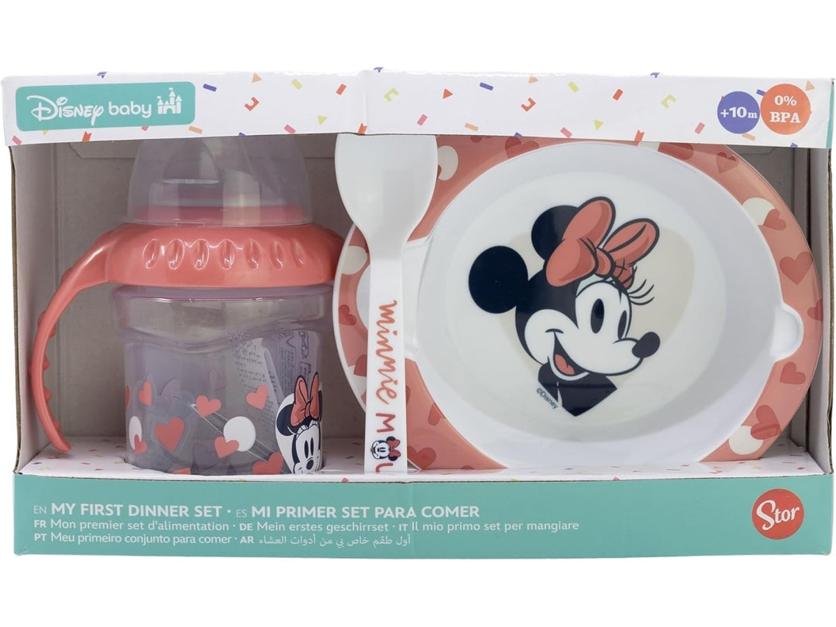 Minnie gift box 3 pezzi tazza + piatto + cucchiaio