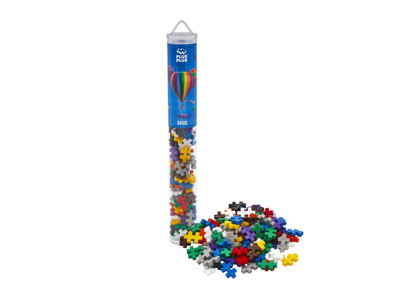 Plus plus tubo color costruzioni da 100 pezzi basic