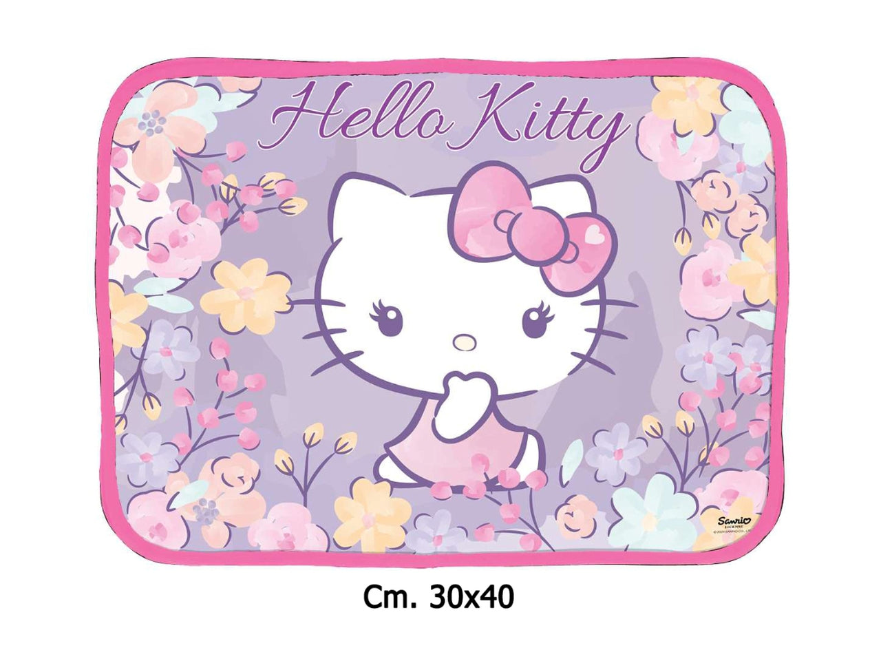 Hello kitti tovaglietta ripiegabile impermeabile 30x40cm