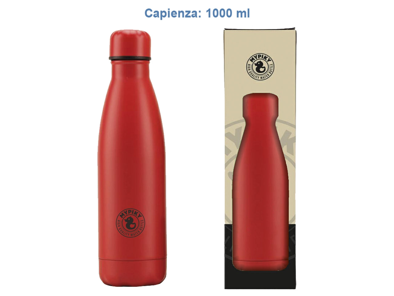 Mypiky borraccia termica rossa d.p. 1000ml