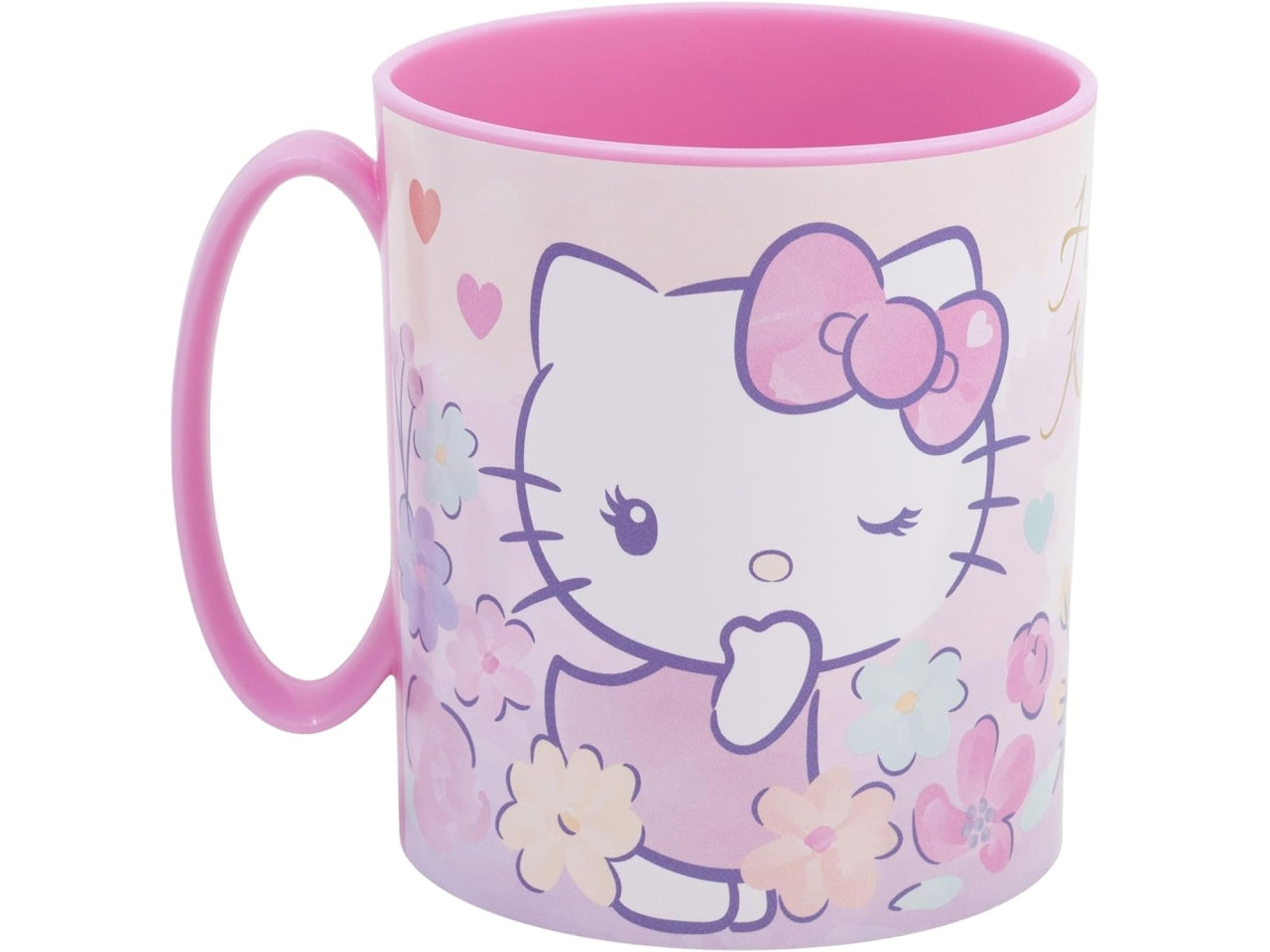 Hello kitty tazza in plastica 350ml per microonde