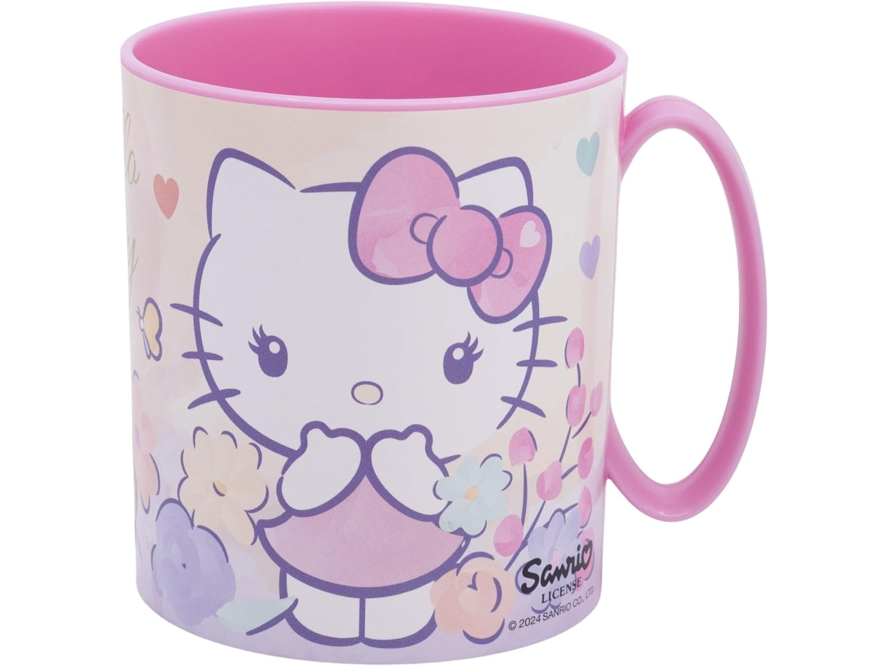 Hello kitty tazza in plastica 350ml per microonde