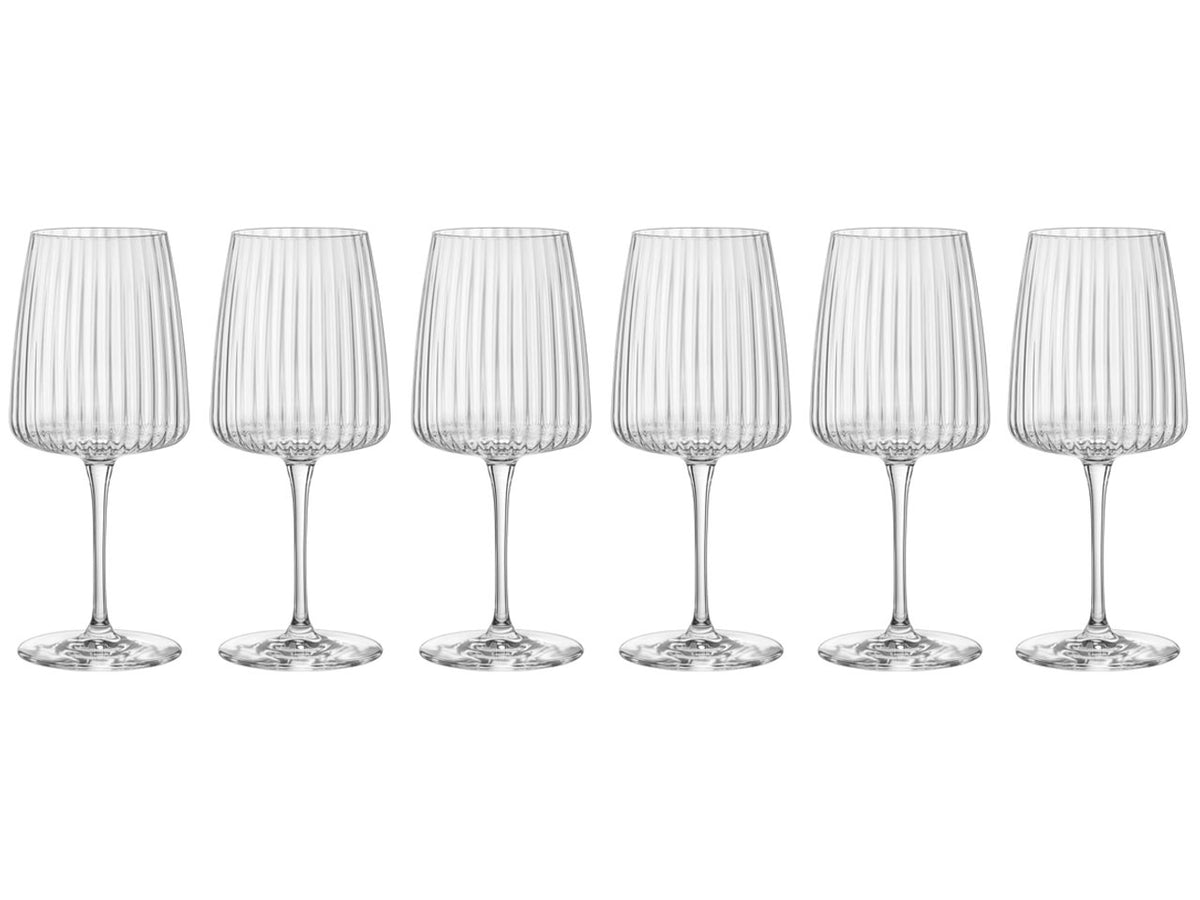Exclusiva merlot 6 calici vino rosso 53,5cl 9,2xh.21,6cm