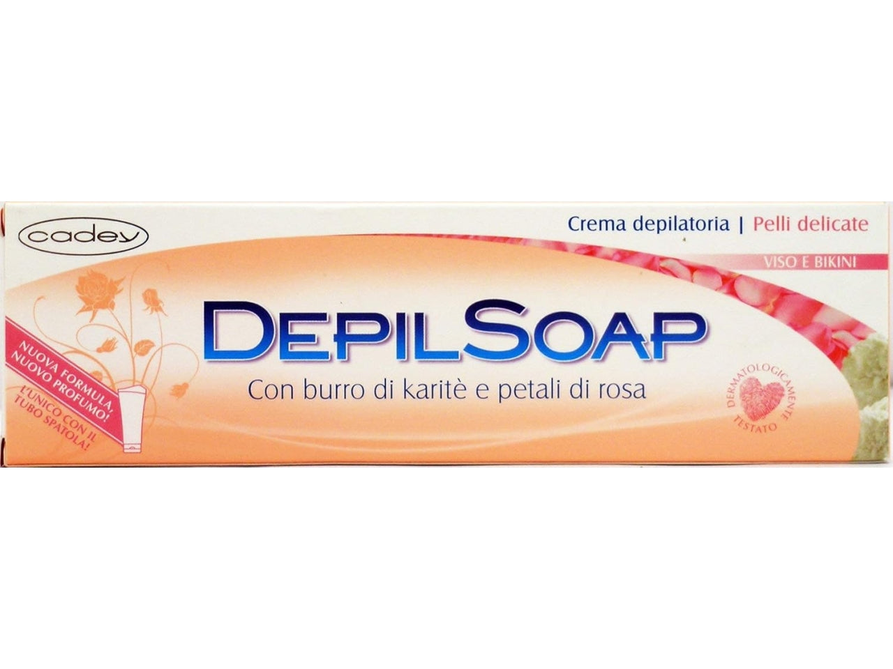 Depilsoap crema depilatoria corpo viso 75ml delicia $