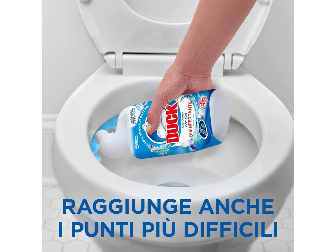 Duck wc gel 750ml disinfettante marine $