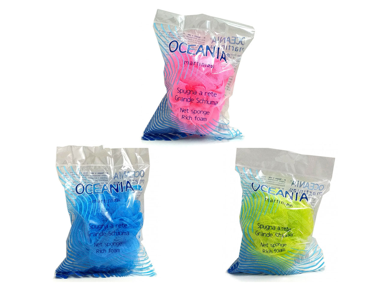 Martini spugna da bagno oceania rete $