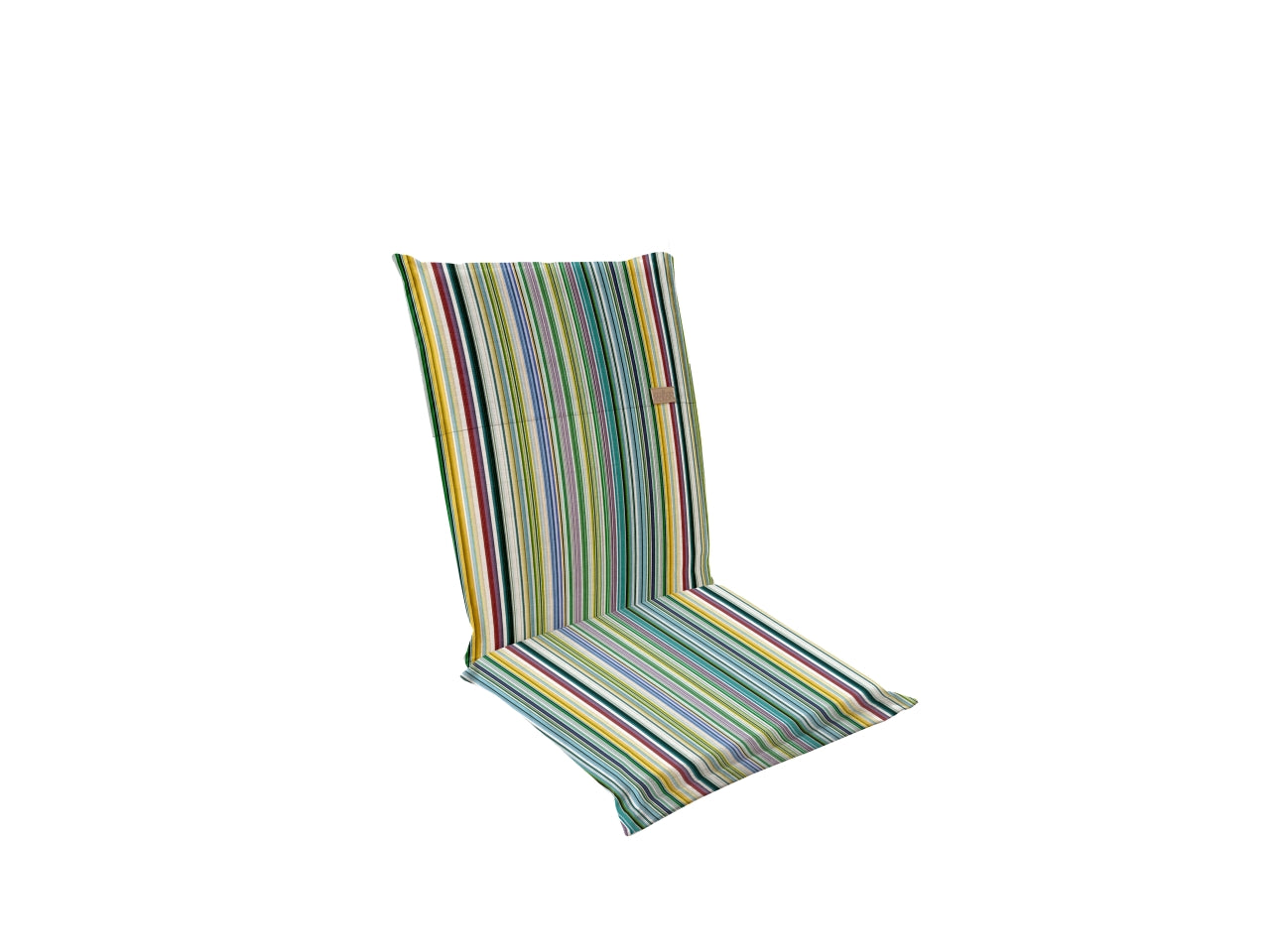 Cuscino per sedia da giardino con spalla media 100x50x4,5cm rigato