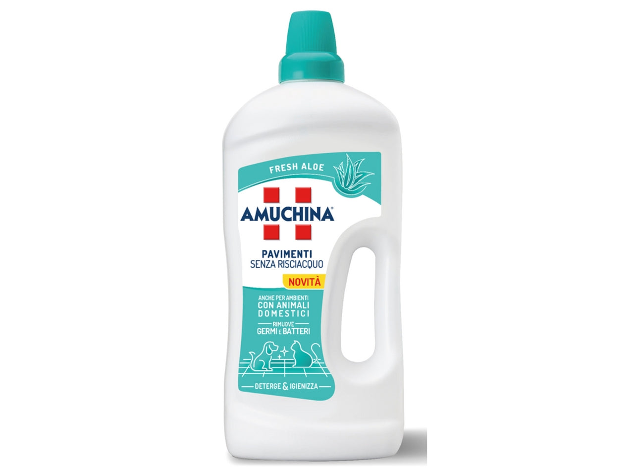 Amuchina detersivo per pavimenti fragranza fresh aloe formato da 1250ml