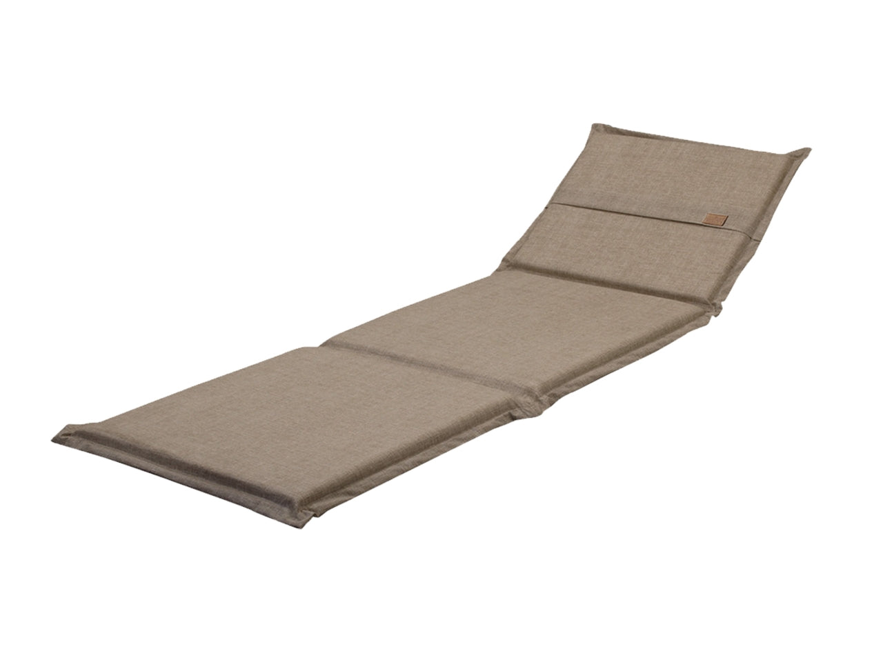 Materassino per lettino mare in tessuto antigoccia 180x60x4,5cm tortora