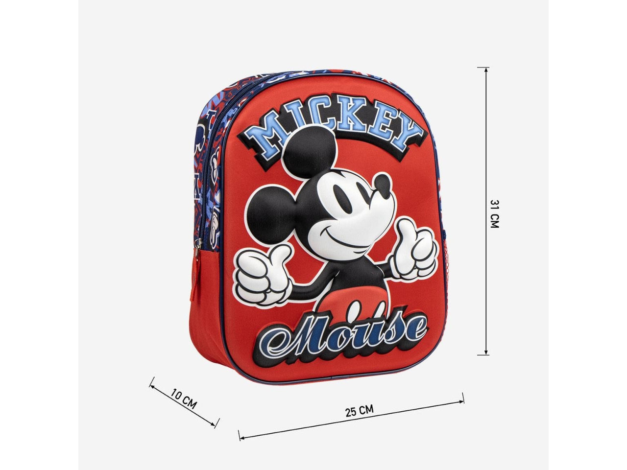 Zaino per bambini 3D con personaggio Mickey