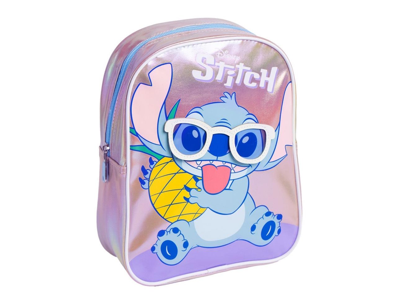 Zaino bambini con personaggio Stitch con applicatios