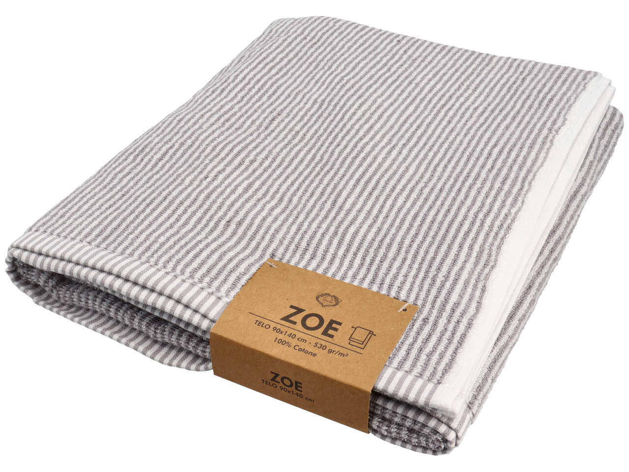 Zoe telo 90x140cm grigio