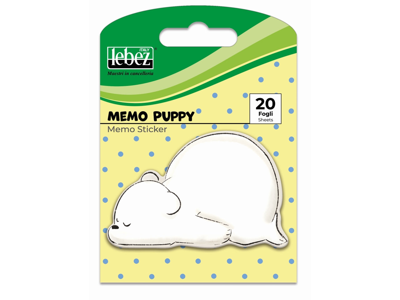 Memo 20 fogli 76x48 animali