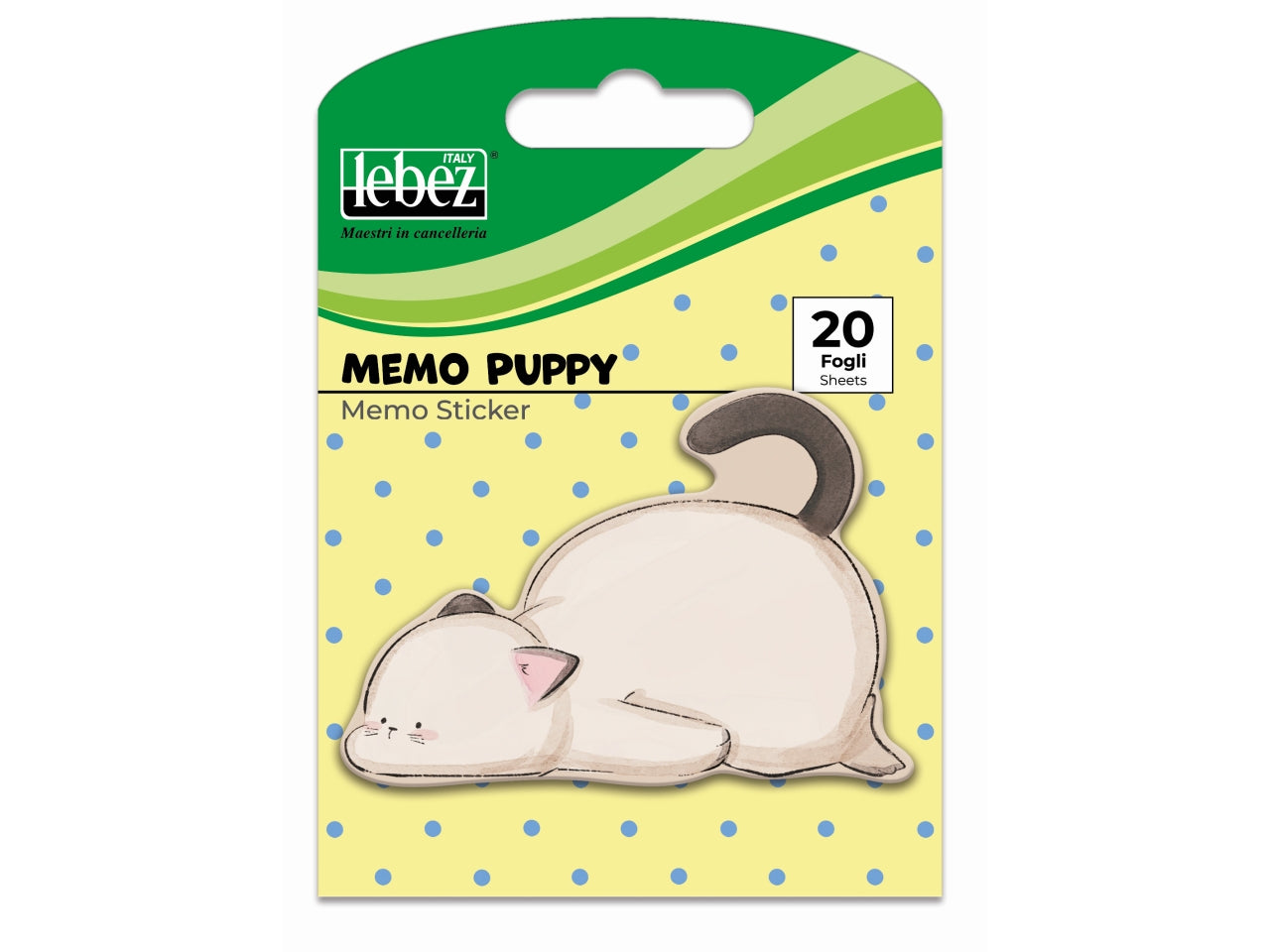 Memo 20 fogli 76x48 animali