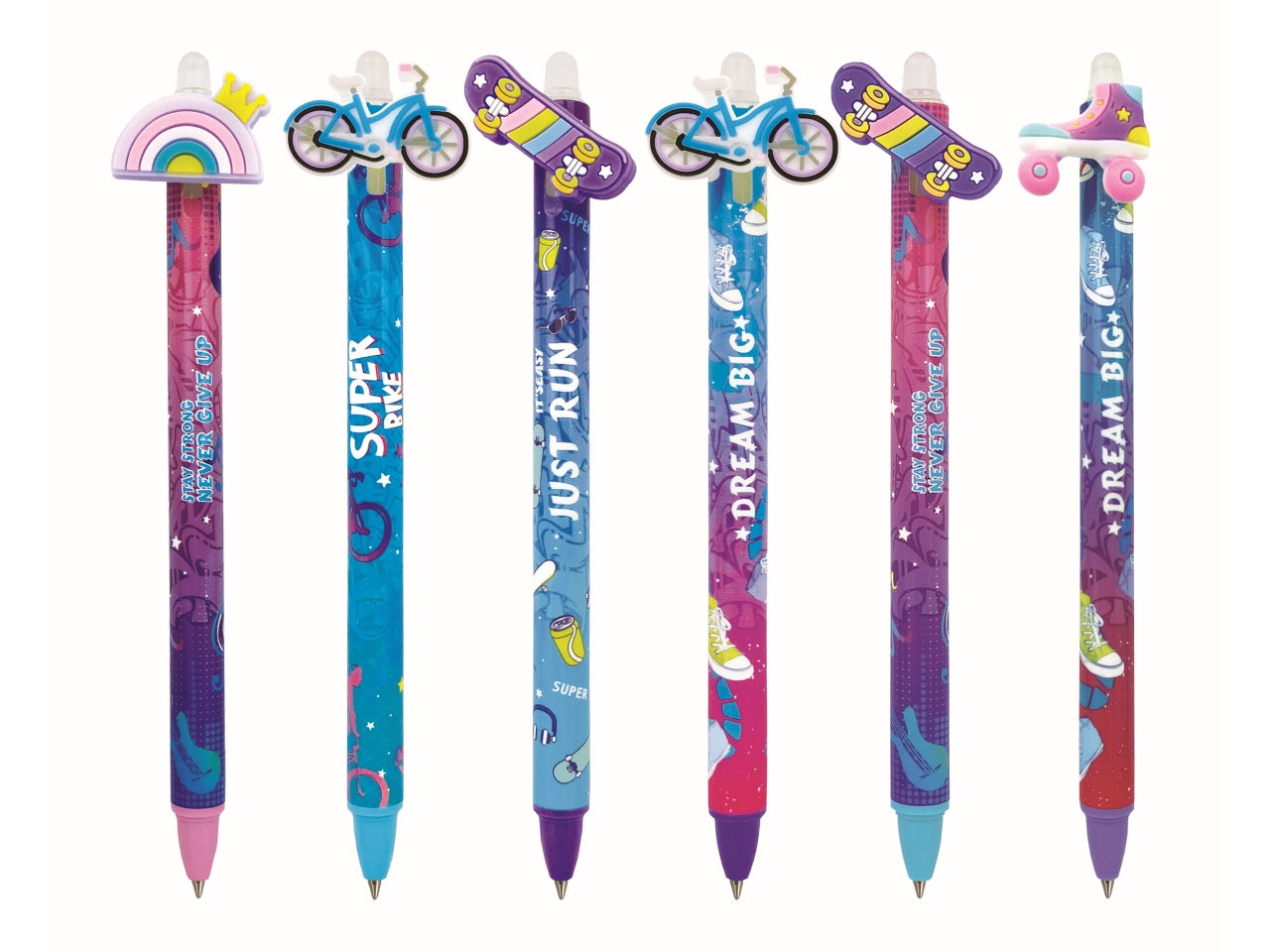 Penna cancellabile con 2 refills