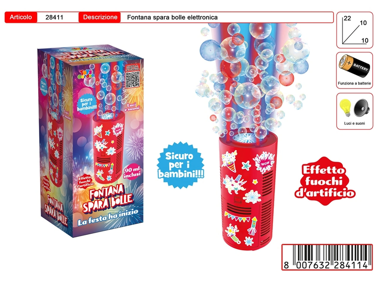 Fontana bolle party