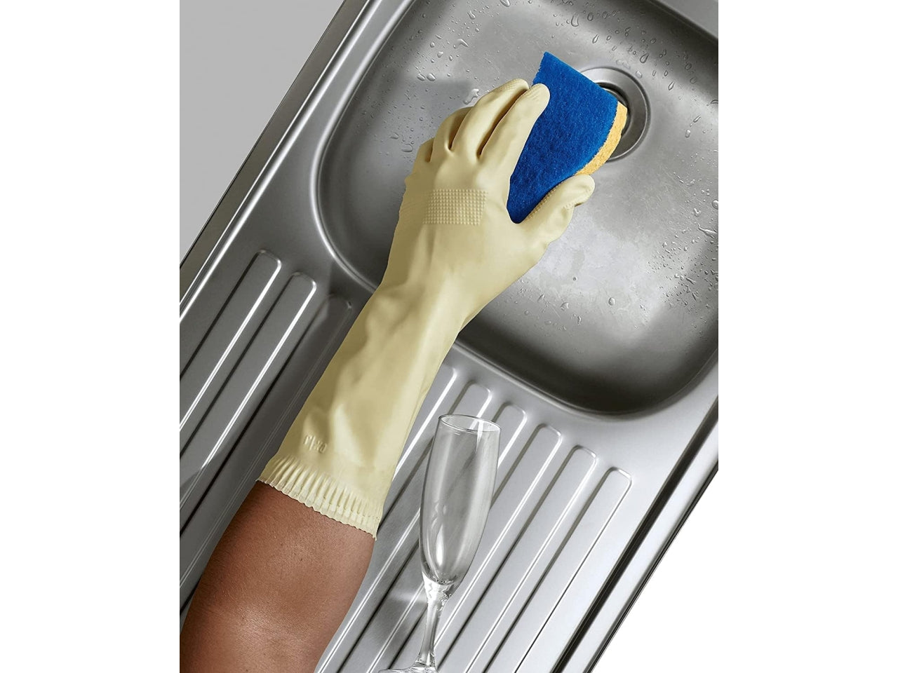 Spontex guanti sensitive effetto seta tg.M