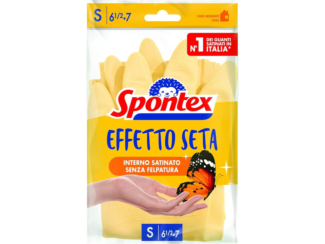 Spontex guanti sensitive effetto seta tg.S
