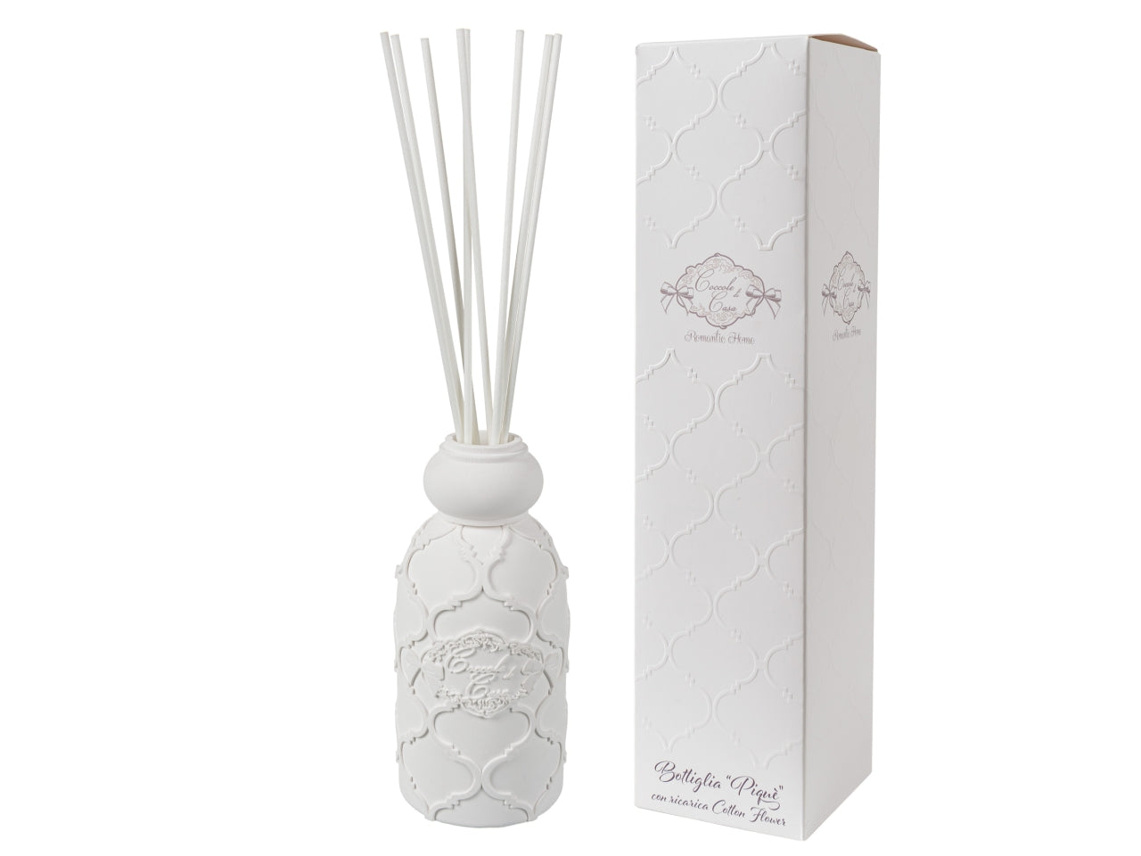 Bottiglia gesso pique da 100ml con profumatori  in modelli assortiti