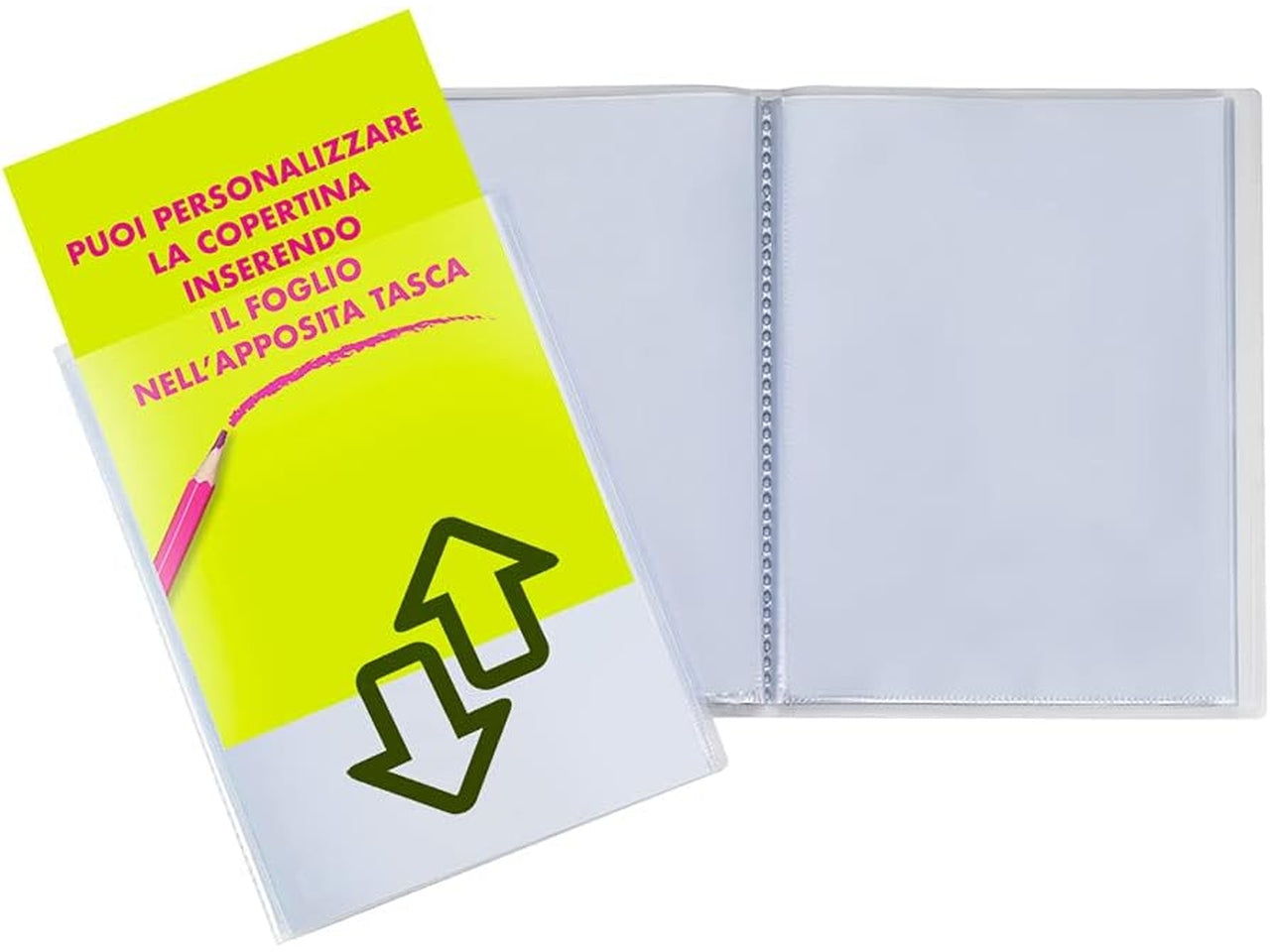 Portalistino personalizzabile 22x30cm 50 buste