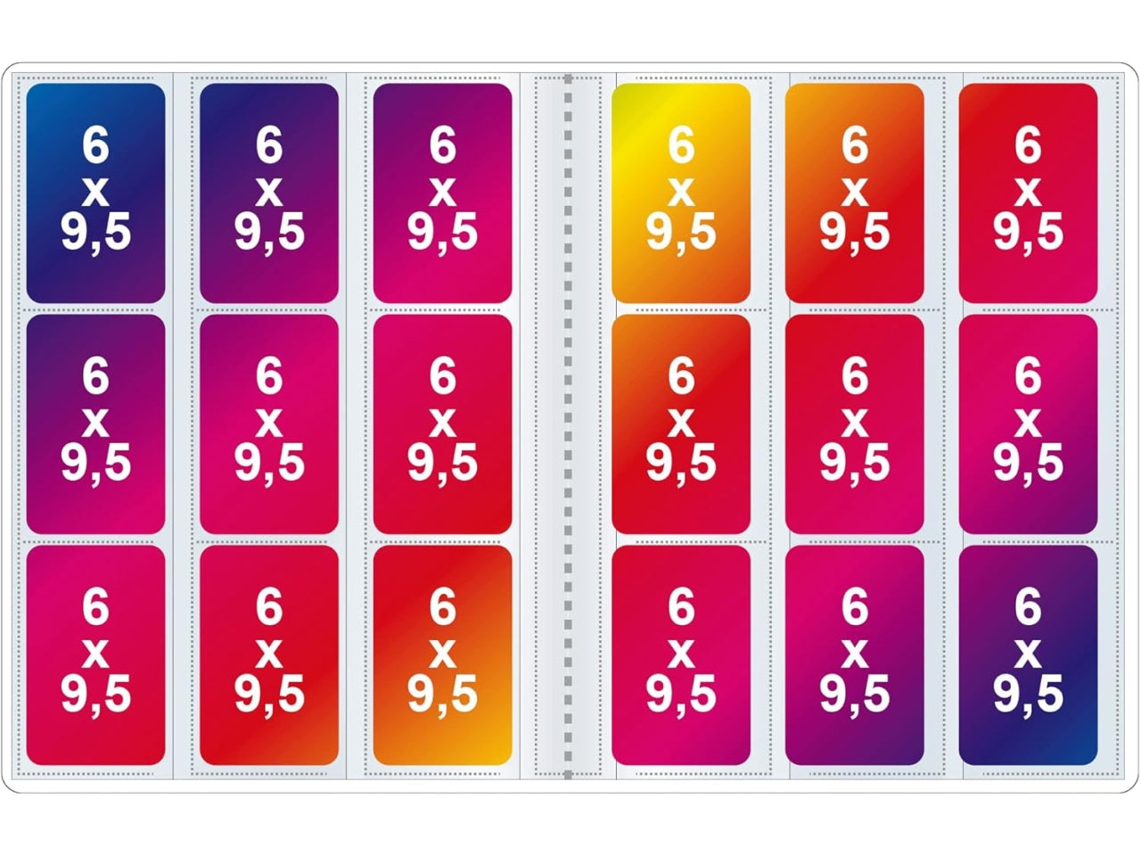 Album portafigurine personalizzabile A4 30 buste per figurine da 6x9,5cm