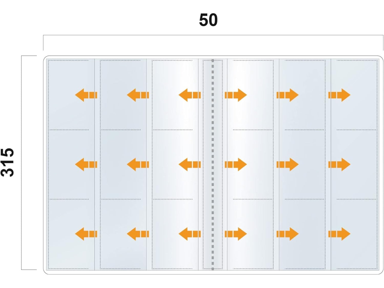 Album portafigurine personalizzabile A4 30 buste per figurine da 6x9,5cm