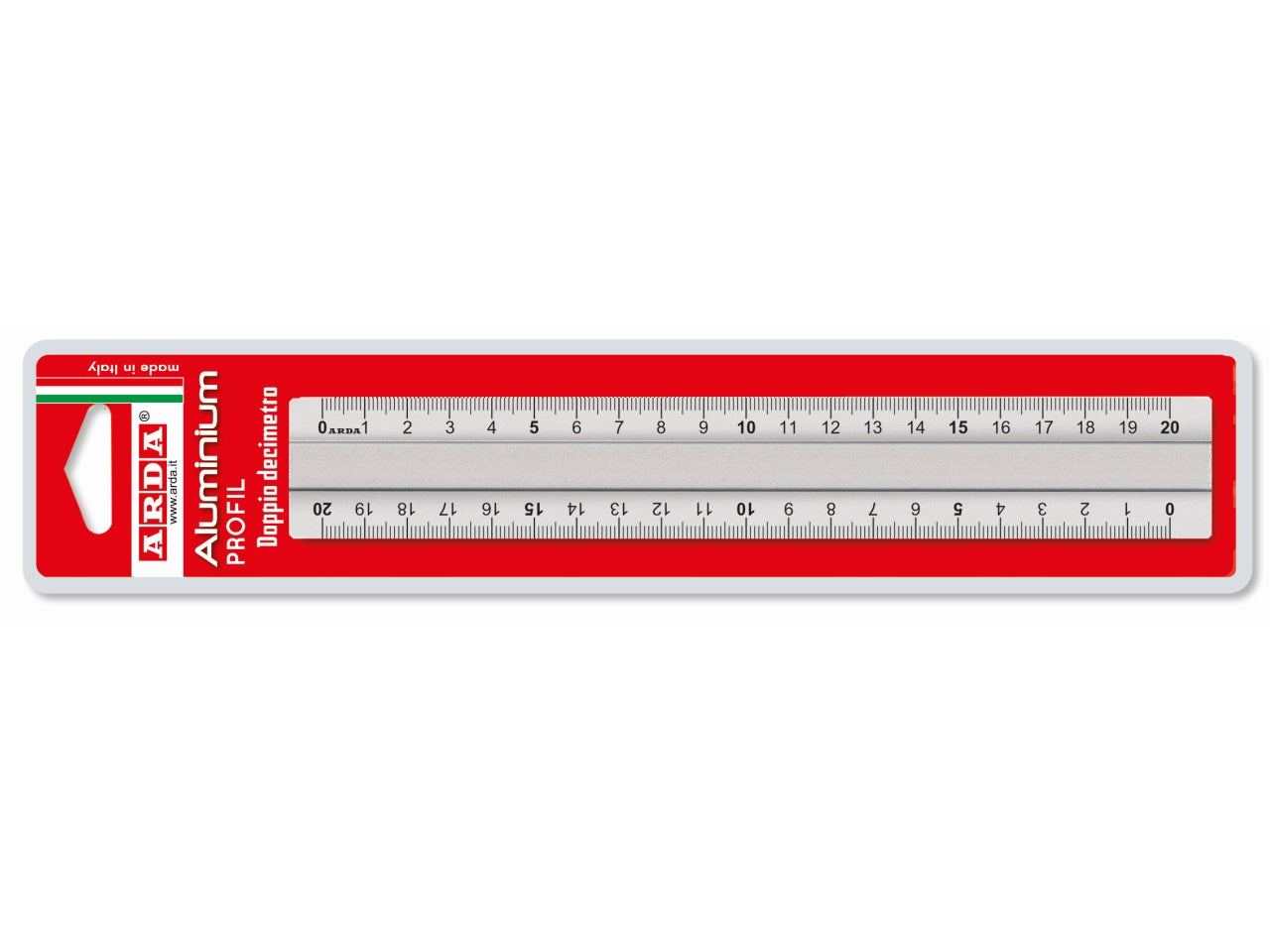 Profil doppiodecimetro in alluminio