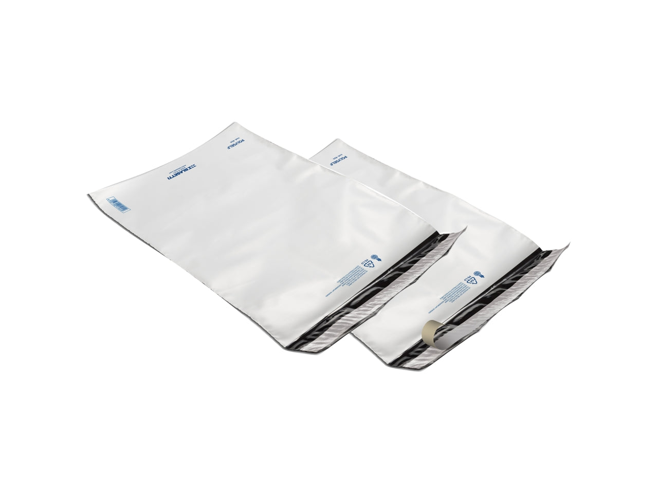 Polyself sacchetti in plastica per spedizione con chiusura adesiva 50x58cm confezione da 100 pezzi