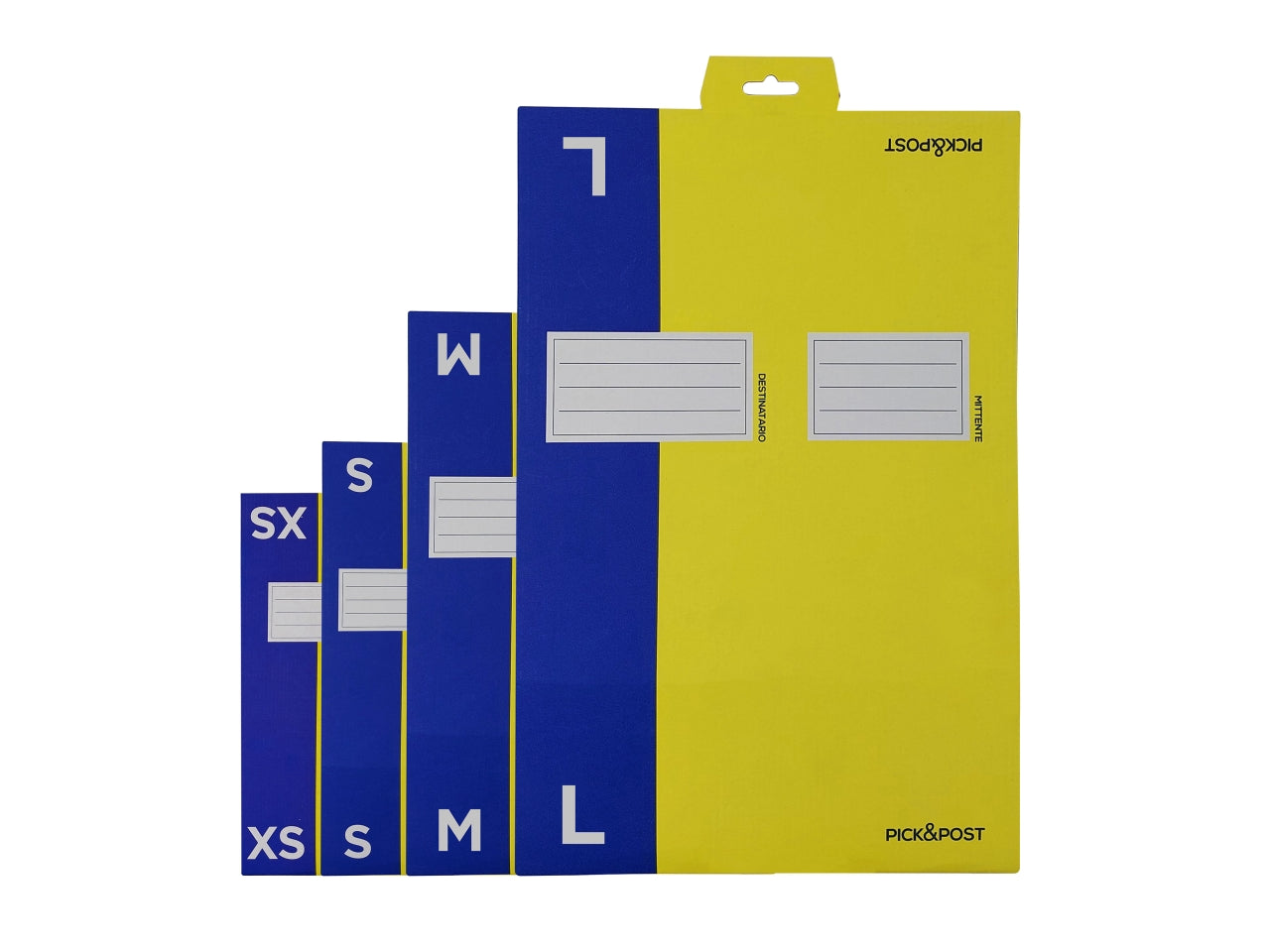 Pick post scatola in cartone per spedizione automontante M 36x24x12cm