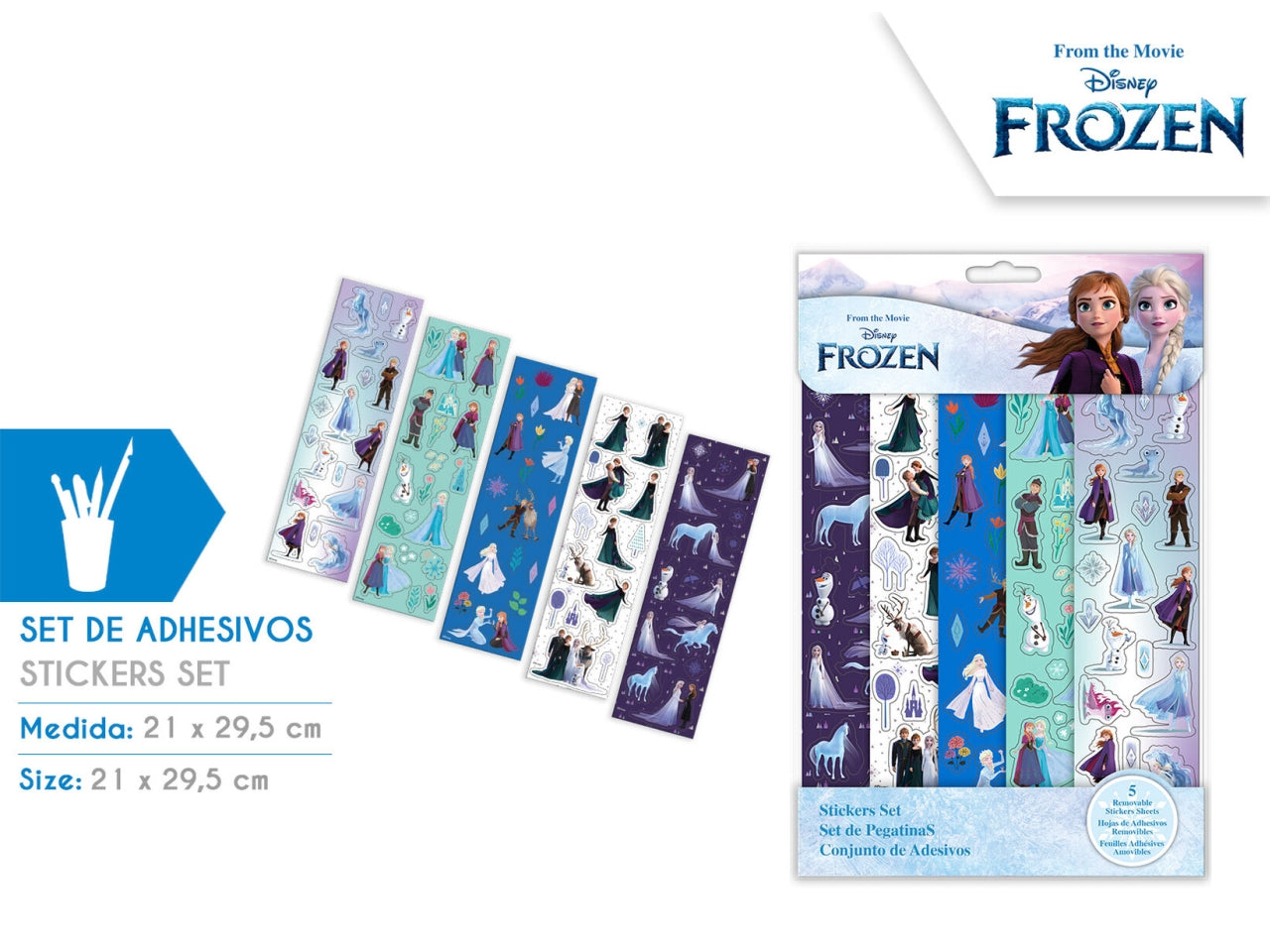 Frozen set di adesivi