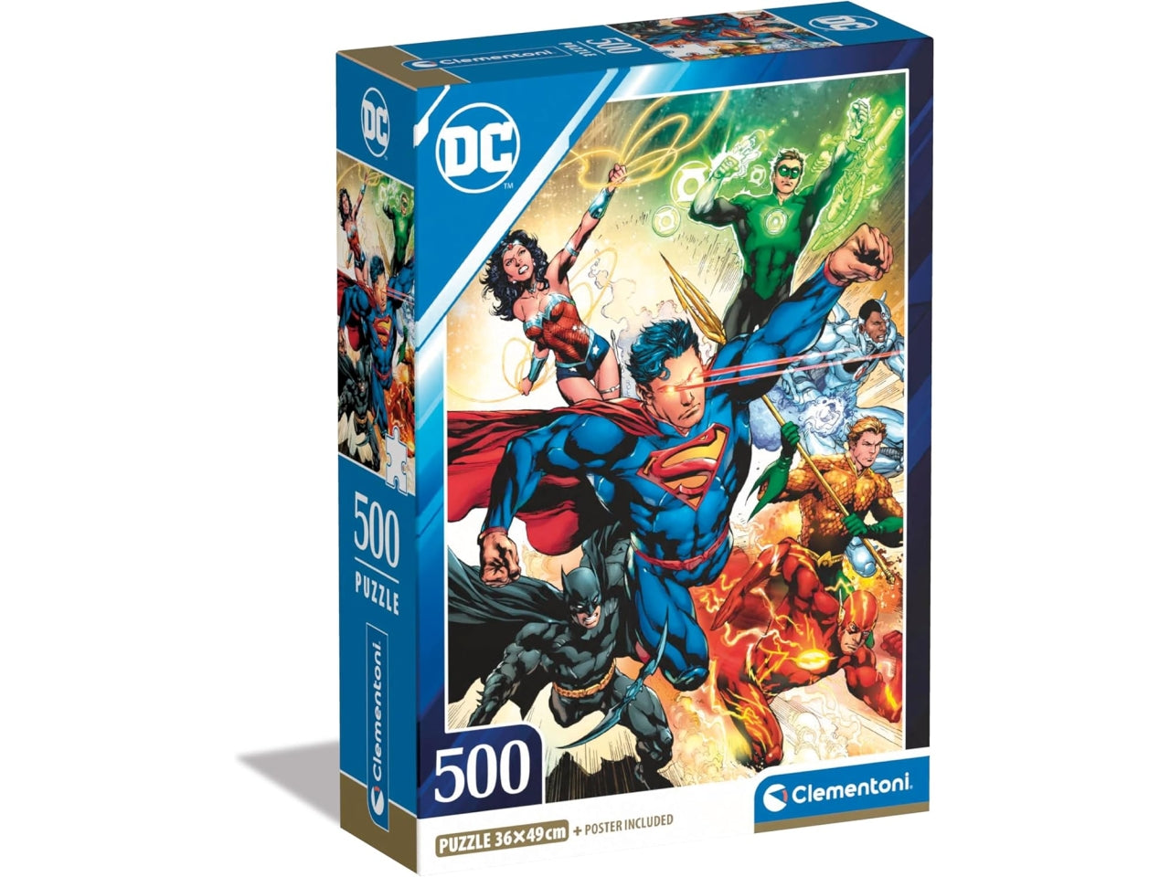 Puzzle 500 pezzi hqc dc comics compact box