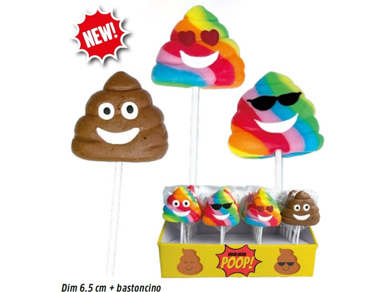 Lecca lecca lolli poop 30gr.