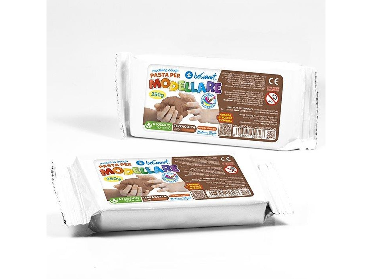 Pasta per modellare be smart terracotta da 250gr