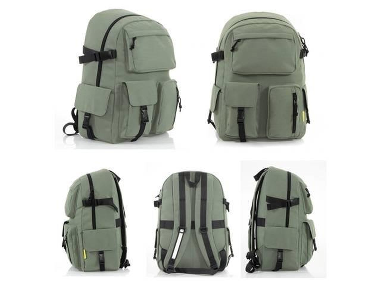 Zaino oxford verde 31x15x45cm