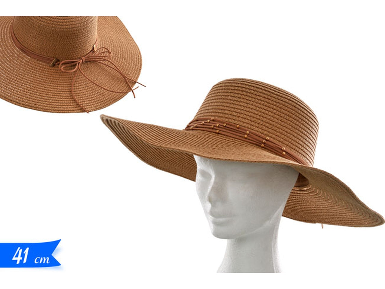 Cappello paglia 41x10cm