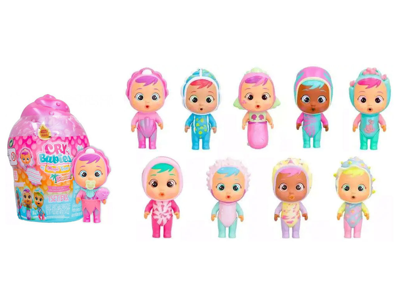 Cry babies magic tears shiny shells bamola con accessori - Galiani Store