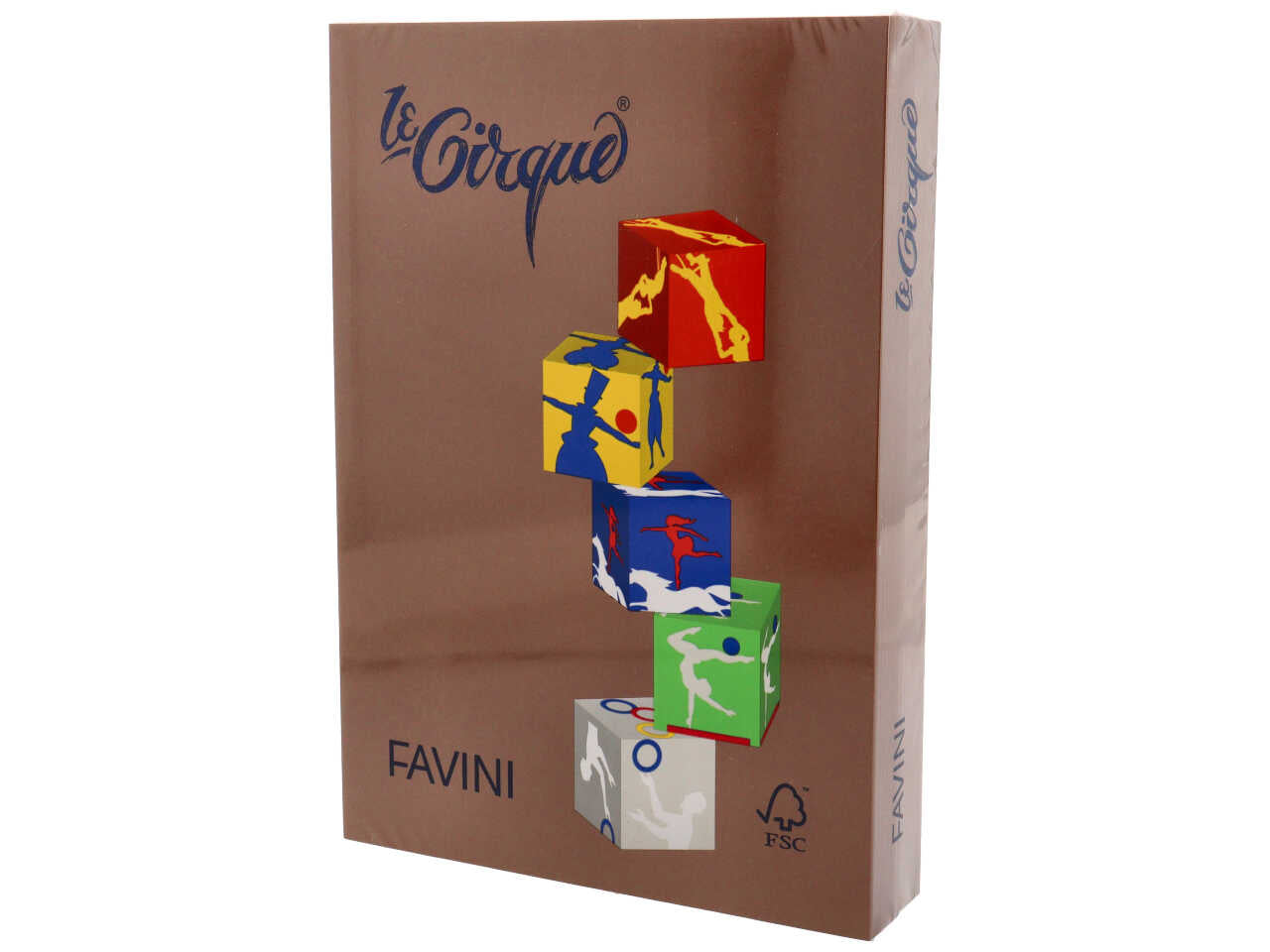 Risma di carta le cirque 80 A4 80gr. 500 fogli marrone tartufo