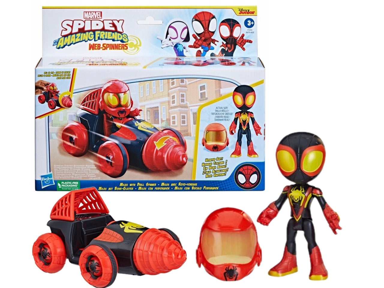 Spidey amazing friends, veicolo con pesonaggio $