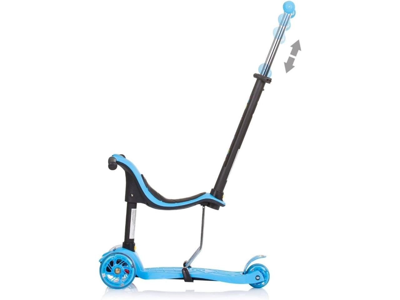 Scooter monopattino 3 in 1 blu