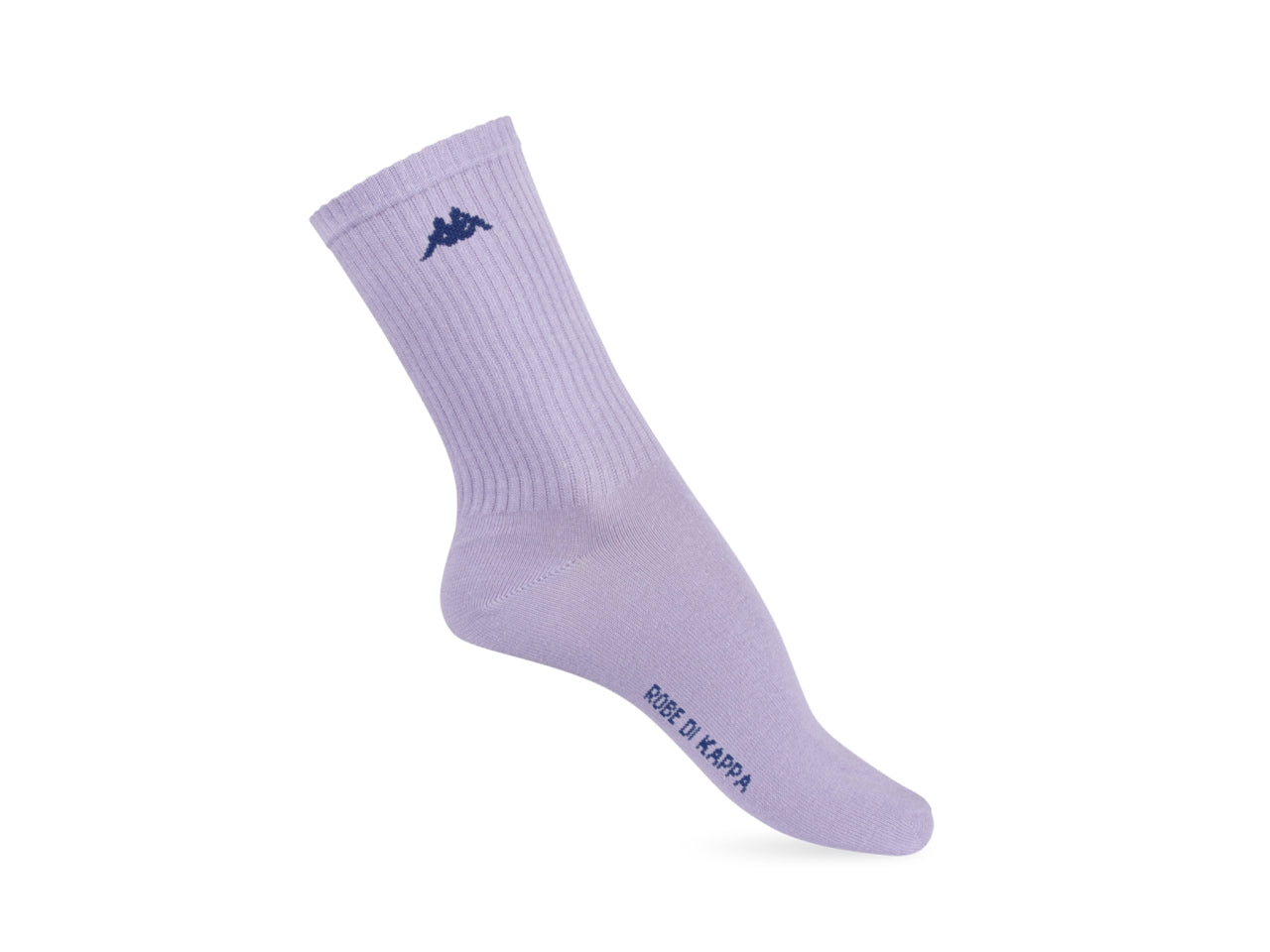 Calza corta donna cotone di colore fiordaliso e navy taglia 36/40