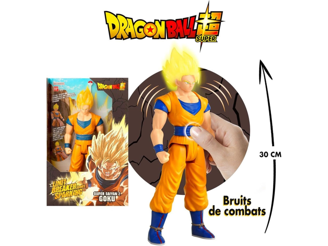 Dragon ball gigante sparking - sound and light - super saiyan 2 goku