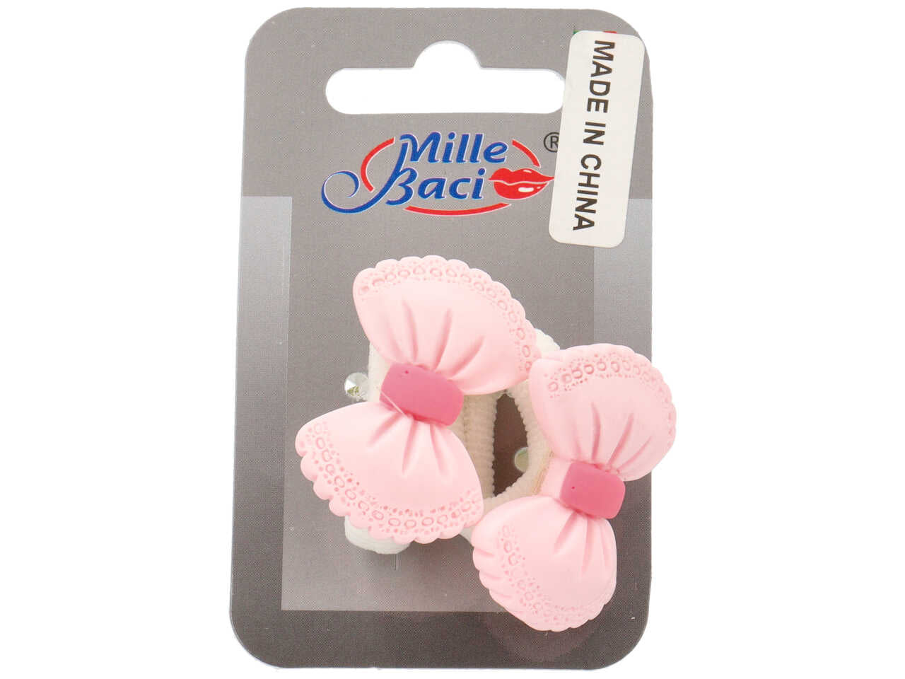 Card 2 pezzi codini con fiocchetto