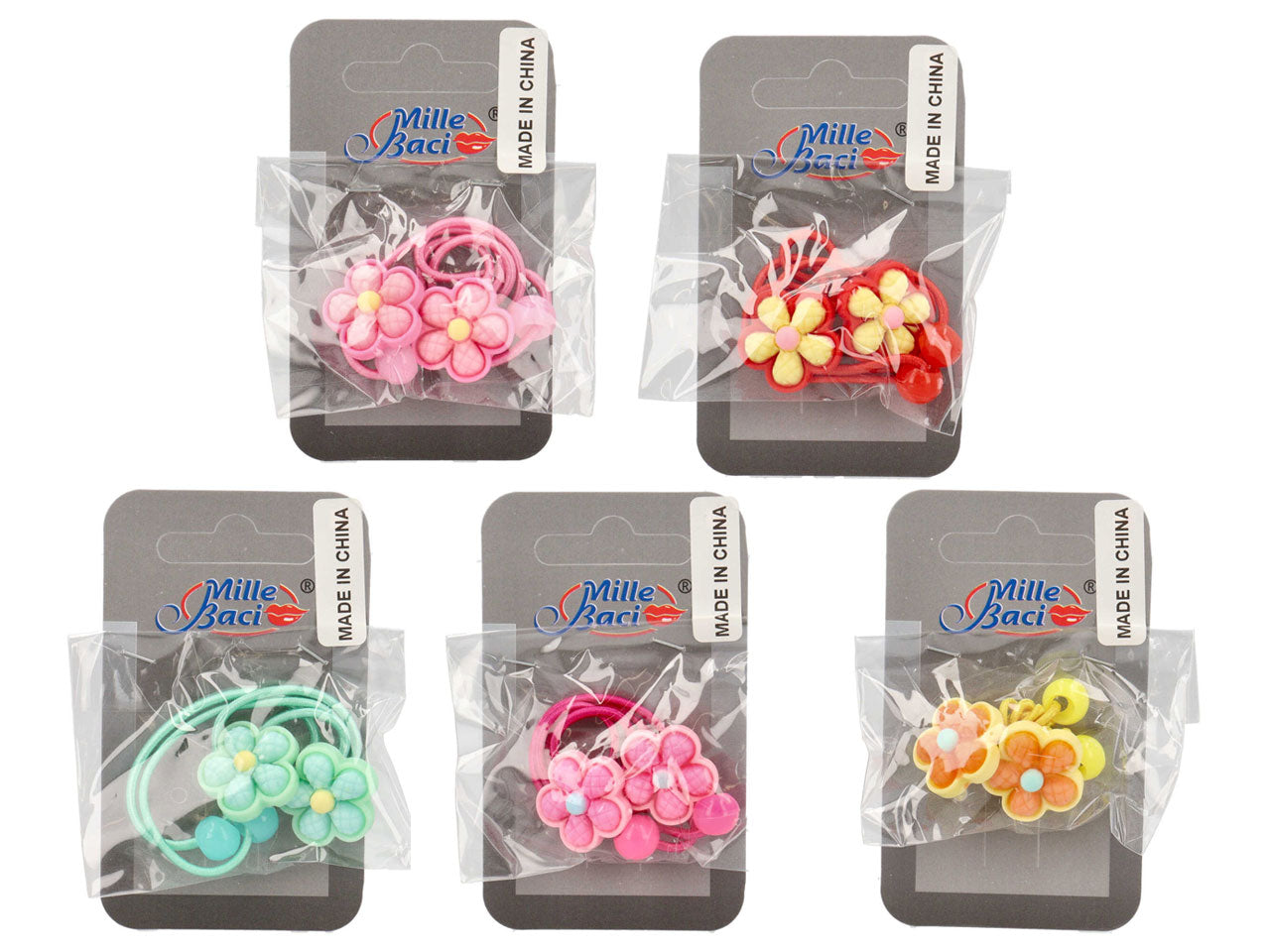 Card 2 elastici con fiore