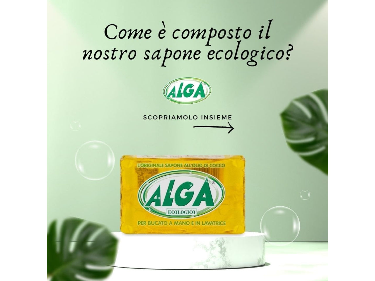 Alga sapone ecologico per bucato 400gr $