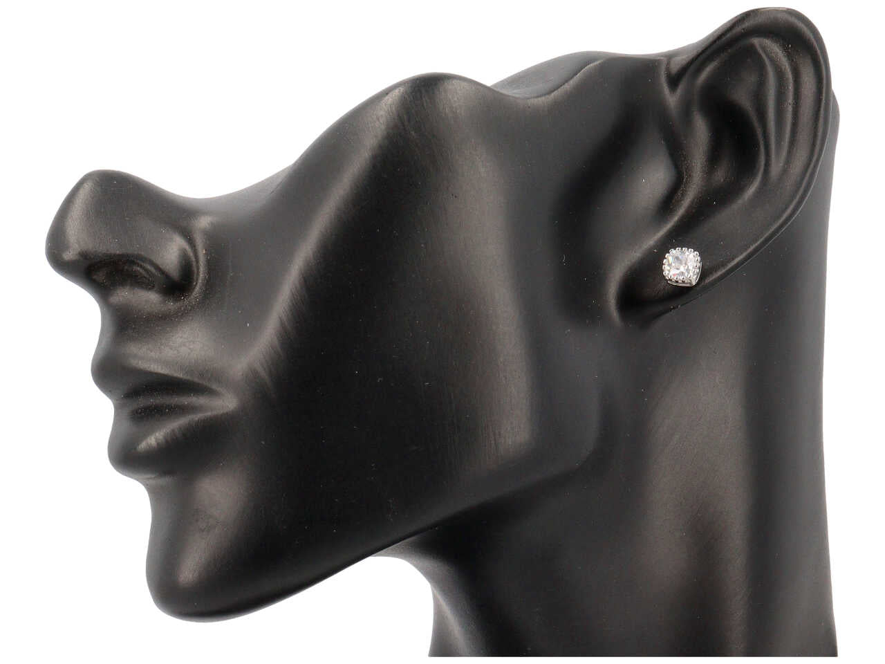 Orecchini quadrati con zircone