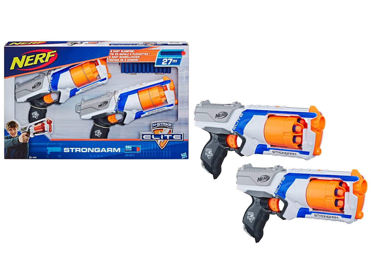 Nerf strongarm 2 pezzi